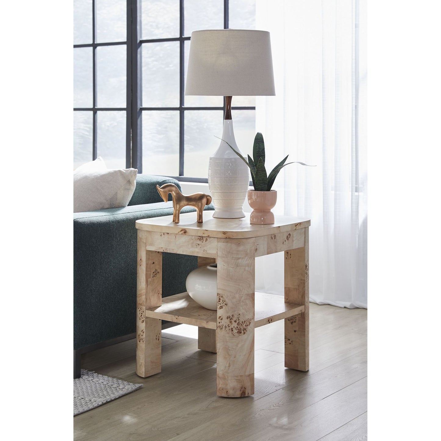 Cosmo End Table - Amber Kiss