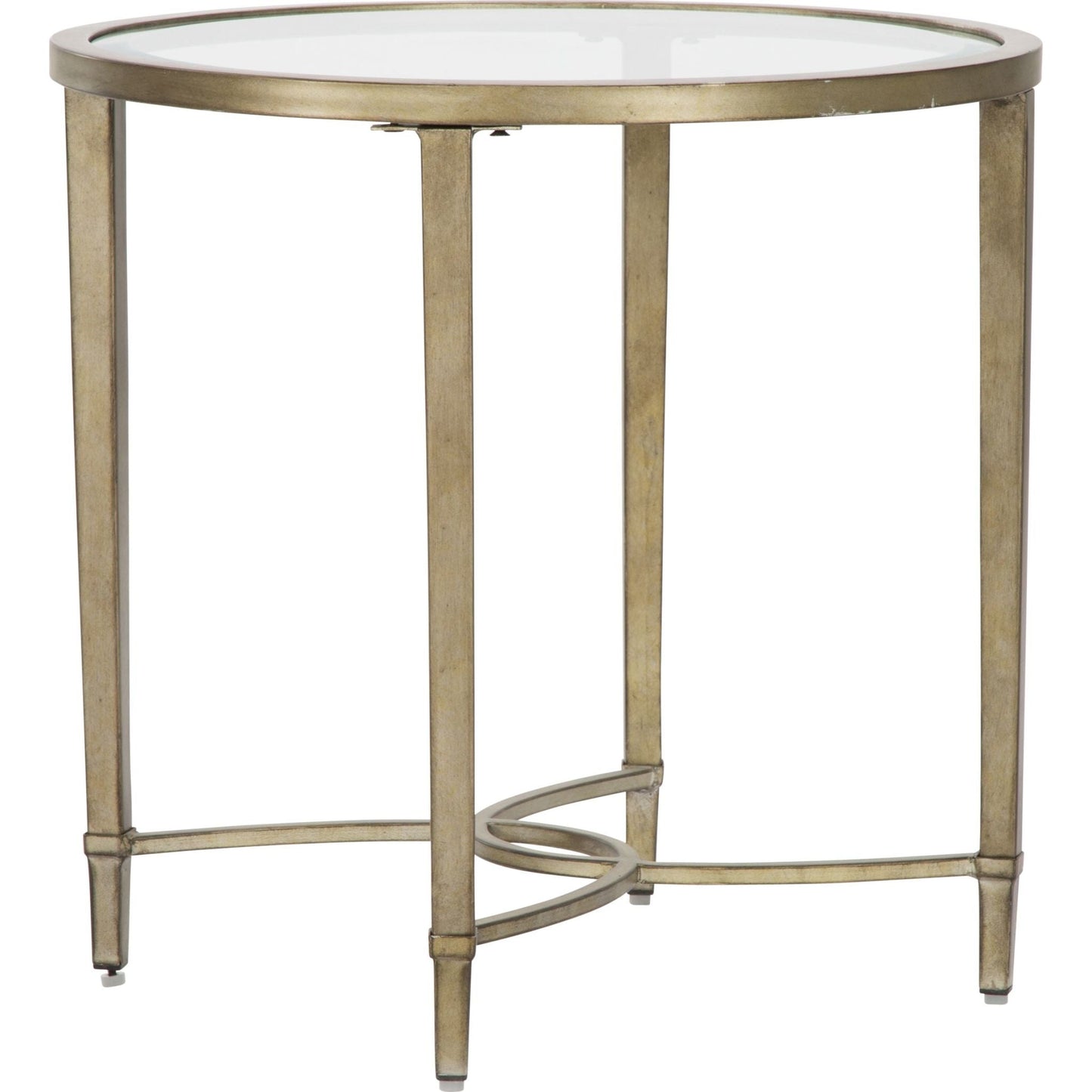 Copia End Table - Antique Silver