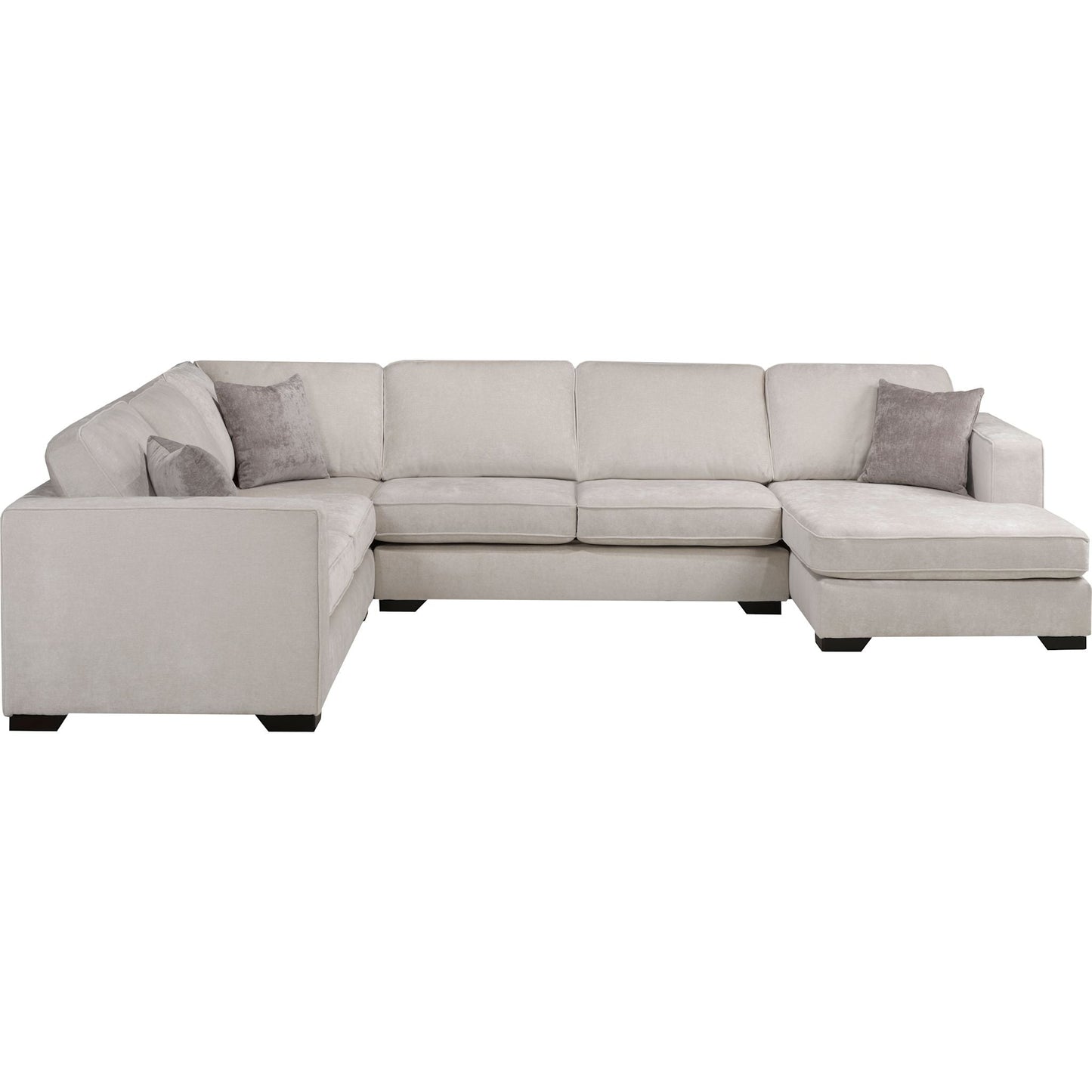 Amber 4 Piece Sectional - Cream