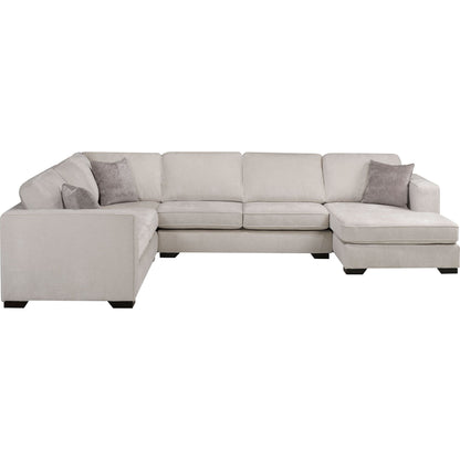 Amber 4 Piece Sectional - Cream