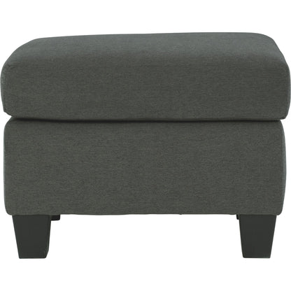 Bayonne Ottoman - Charcoal