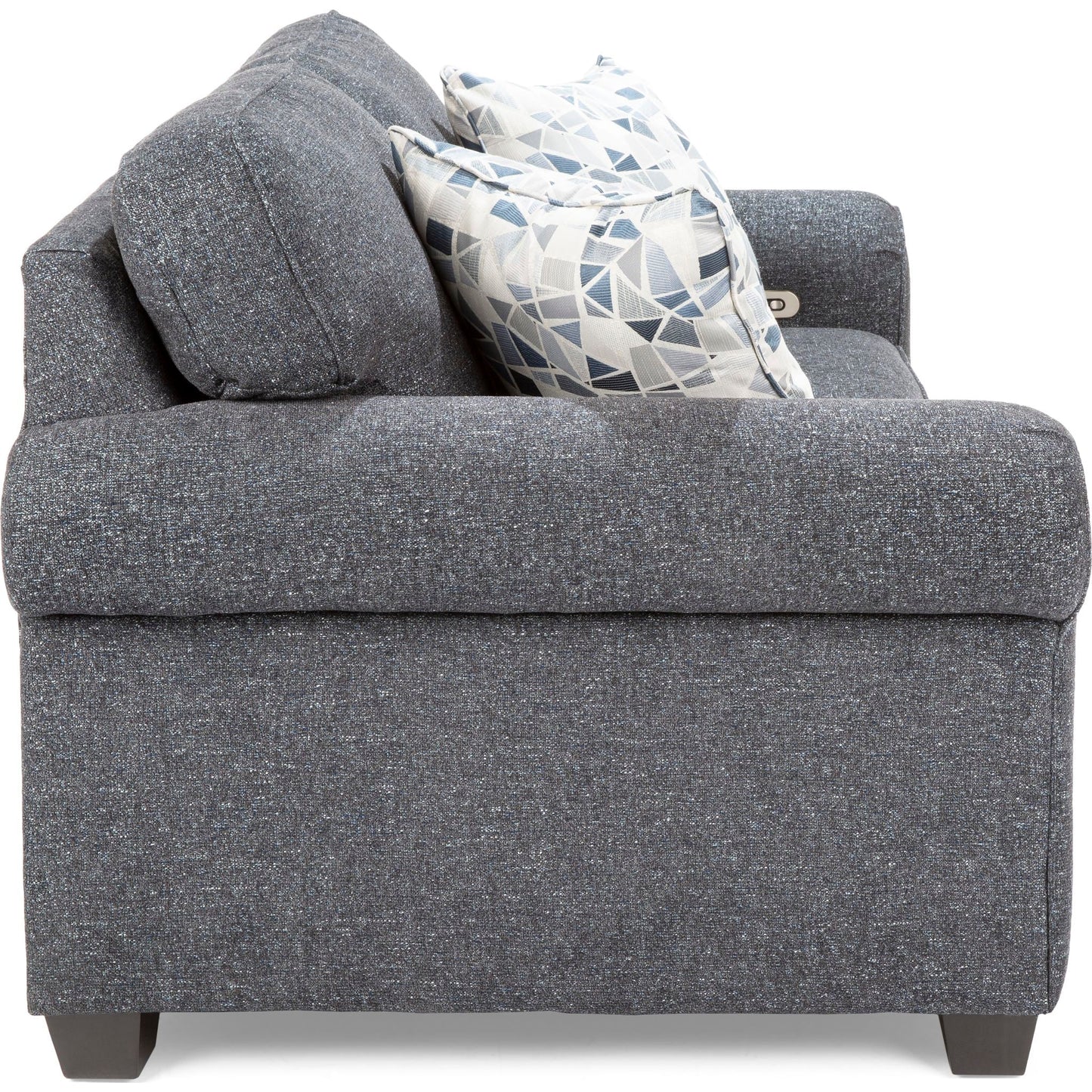 Cosmo Power Reclining Loveseat - Mondavi Graphite