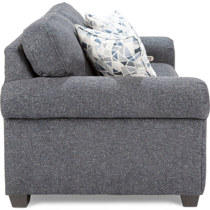 Cosmo Power Reclining Loveseat - Mondavi Graphite
