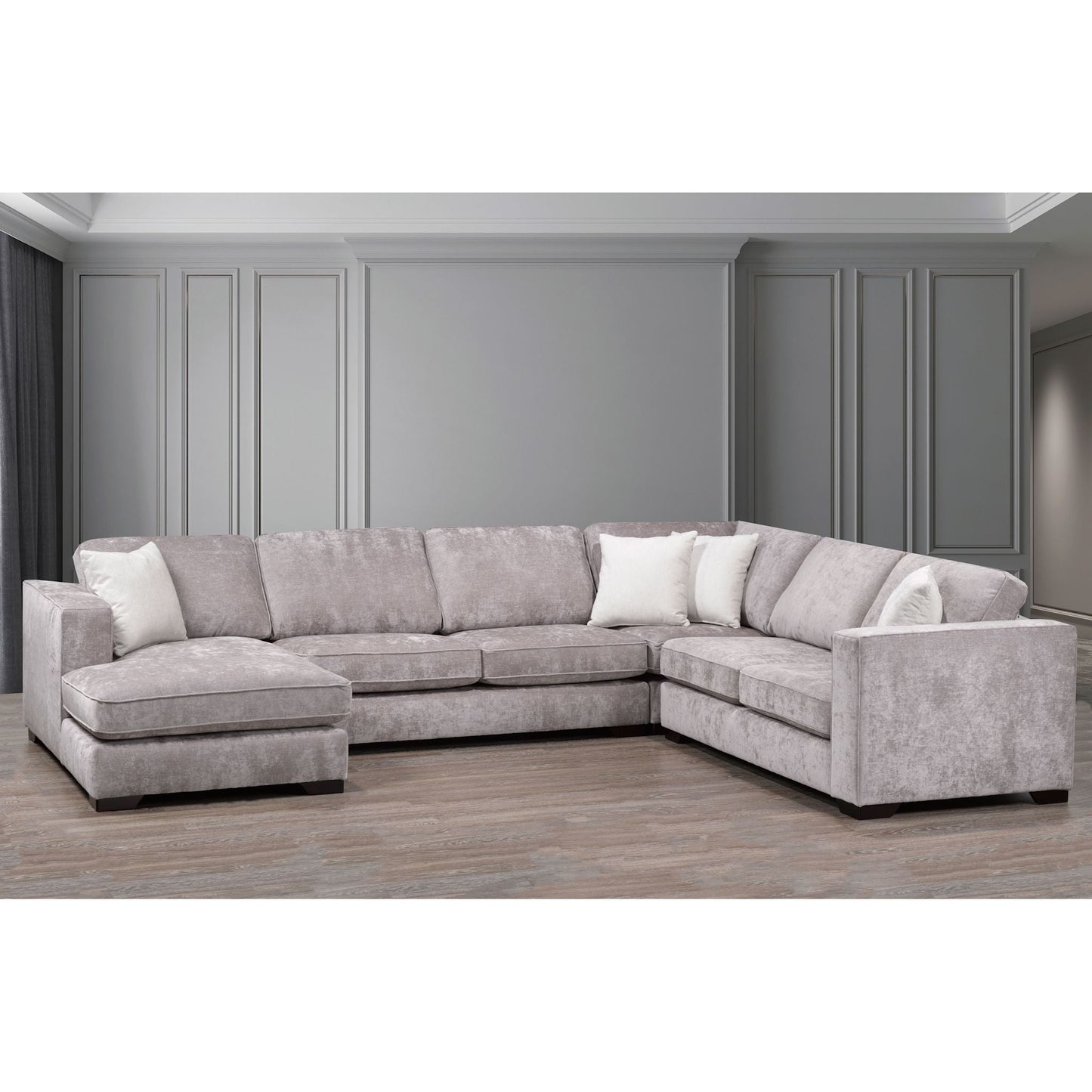 Amber 4 Piece Sectional - Taupe