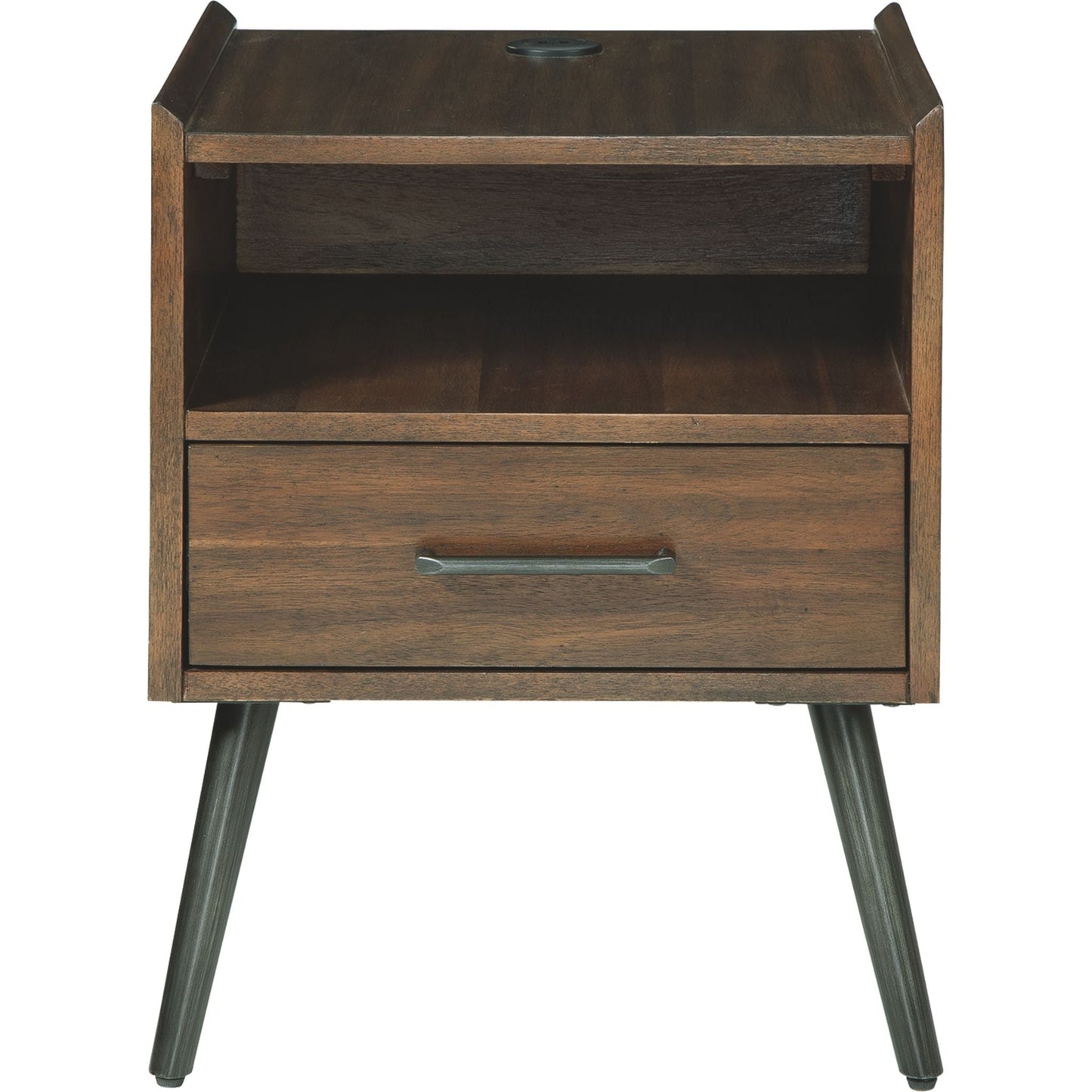 Calmoni End Table - Brown