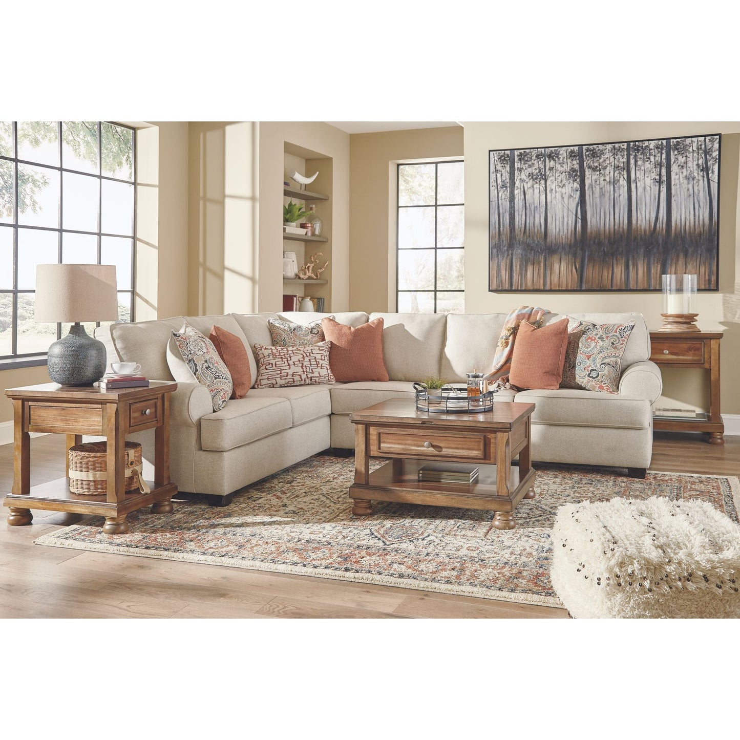 Amici 3 Piece Sectional