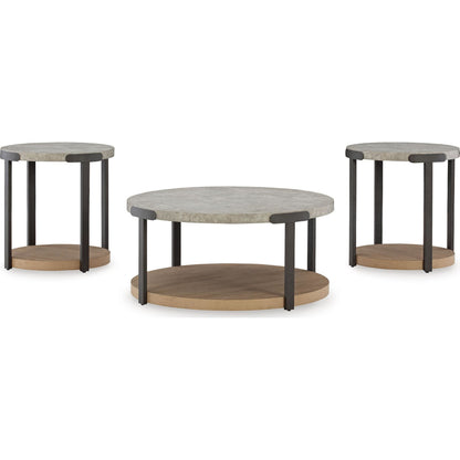 Darthurst 3 Pack Tables - Light Brown