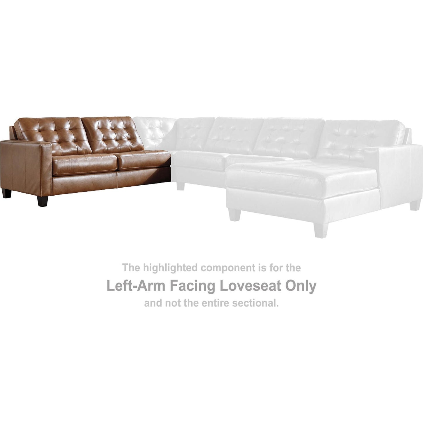 Baskove 3 Piece Sectional