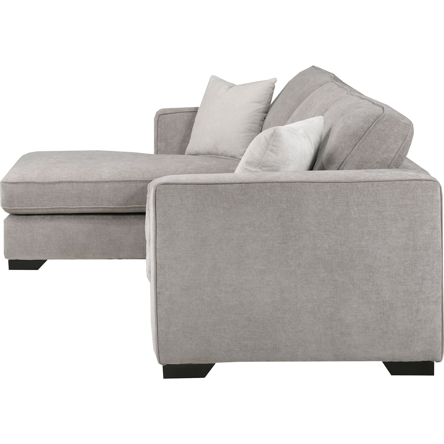 Amber 2 Piece Sectional with Chaise - Taupe