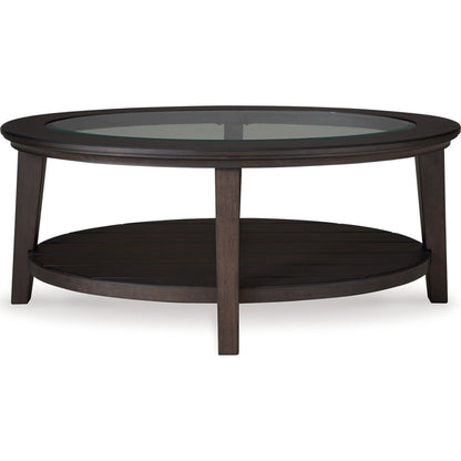 Celamar Coffee Table - Dark Brown