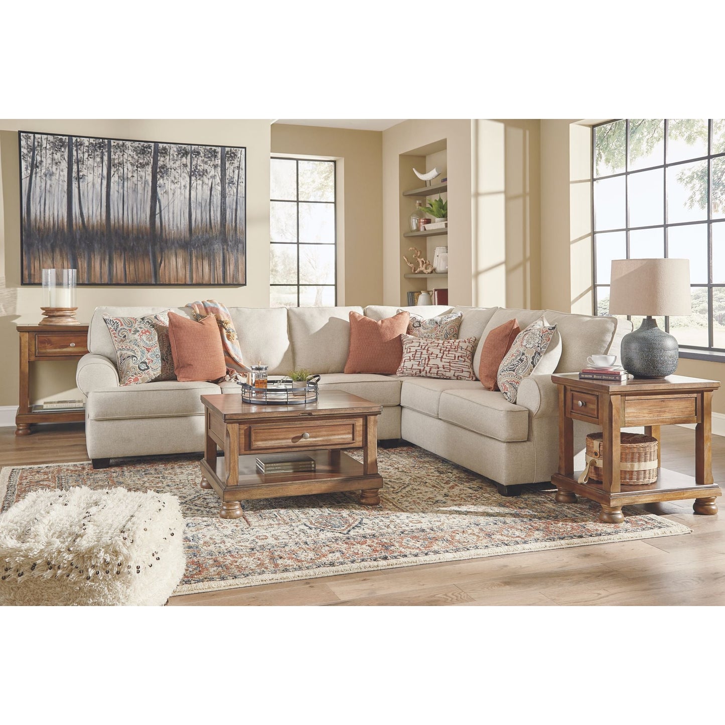 Amici 3 Piece Sectional