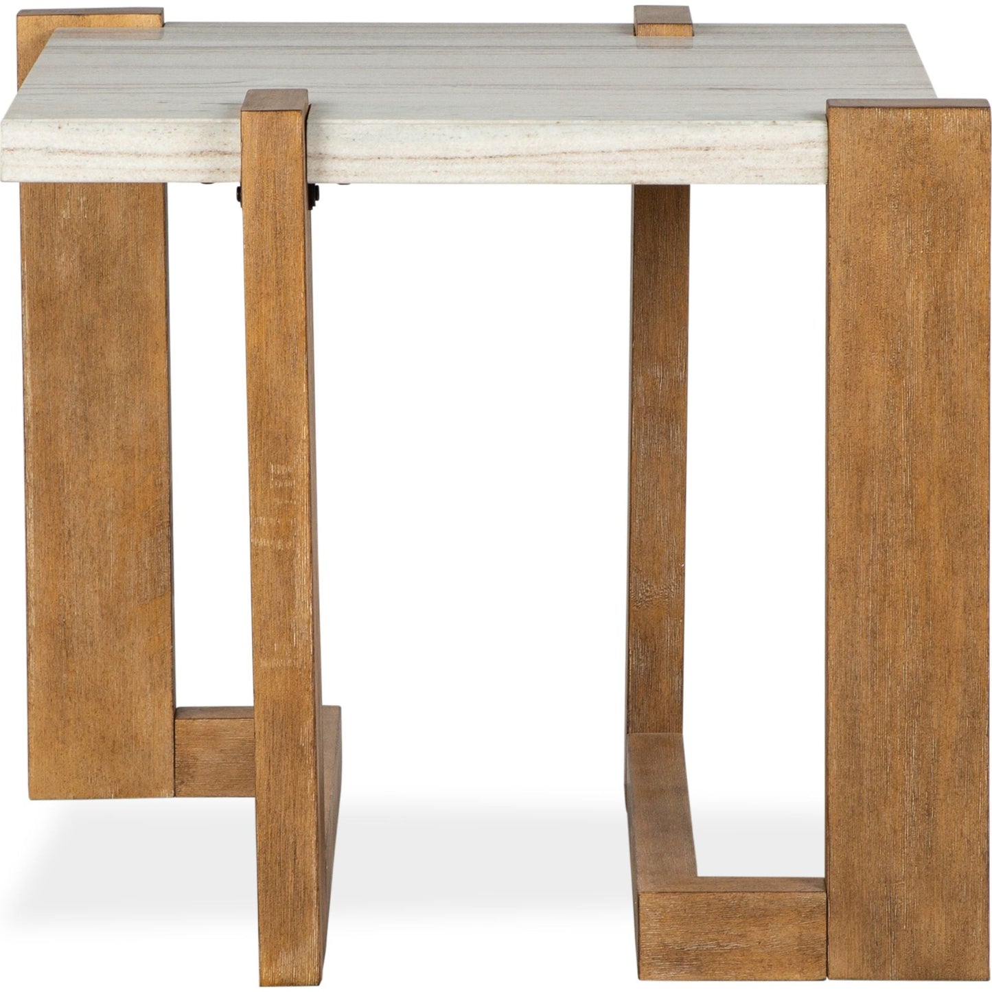 Carrington End Table - Honey Wheat