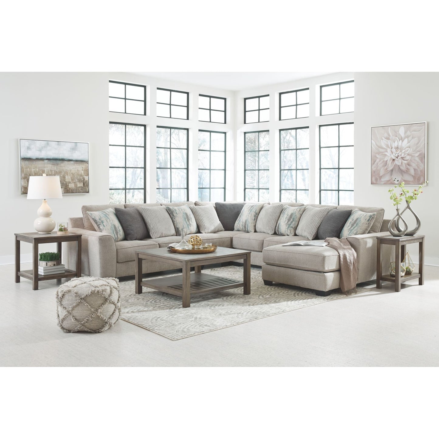 Ardsley 5 Piece Sectional with Chaise
