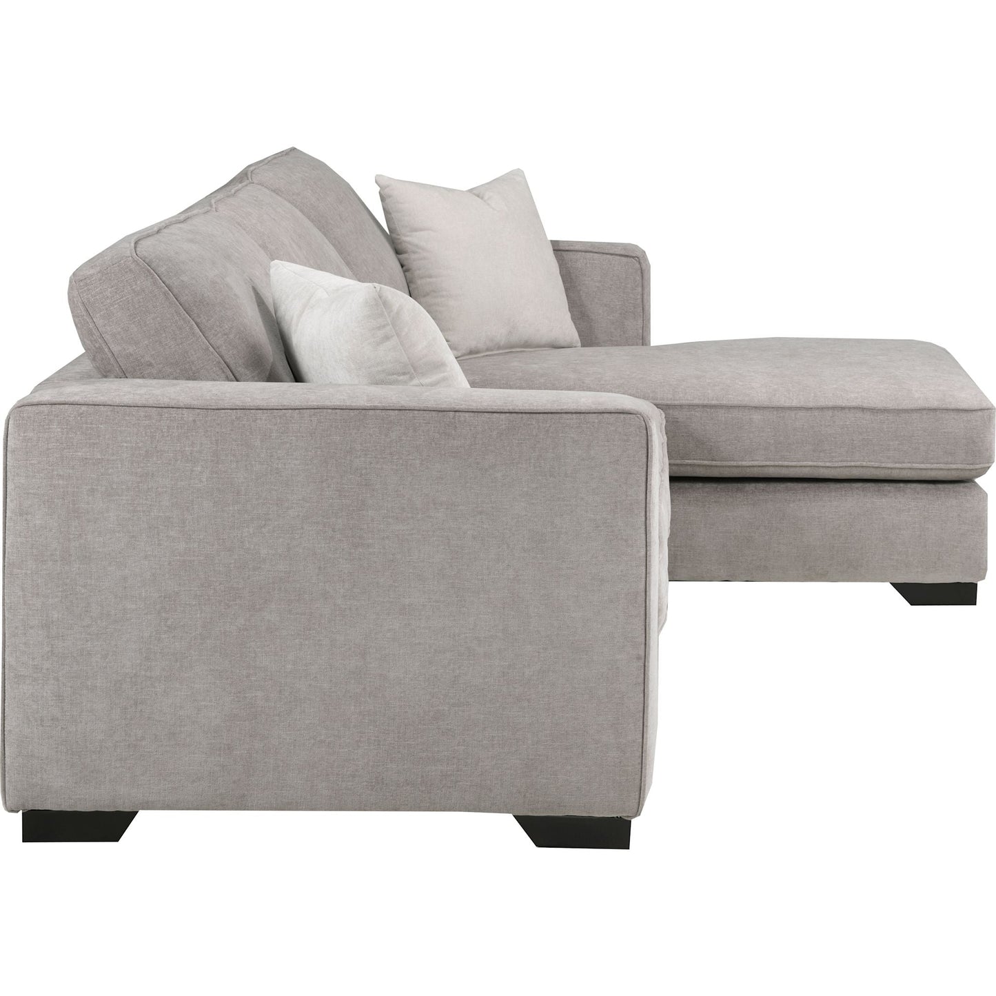 Amber 2 Piece Sectional with Chaise - Taupe