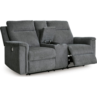 Barnsana Power Reclining Loveseat with Console