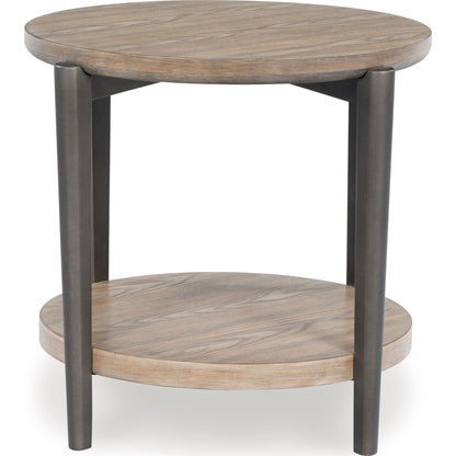 Dyonton End Table - Light Grayish Brown