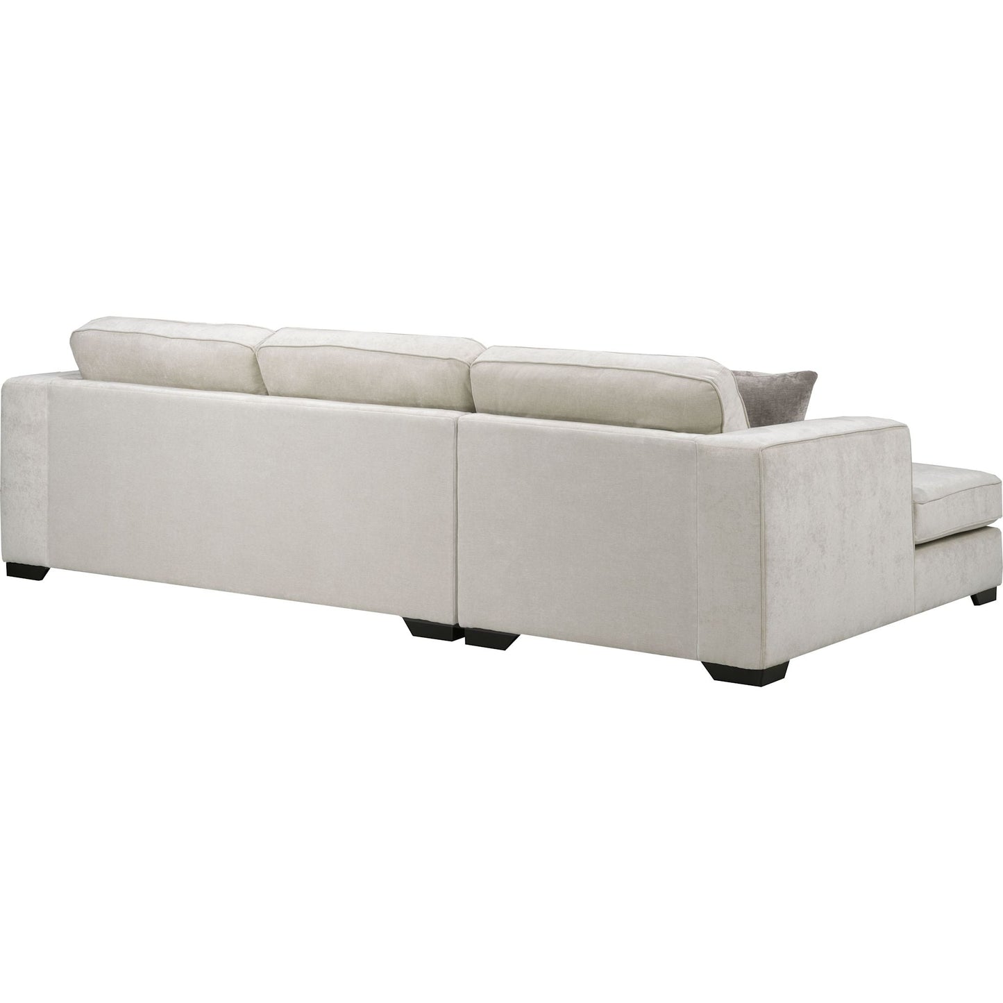 Amber 2 Piece Sectional with Chaise - Cream