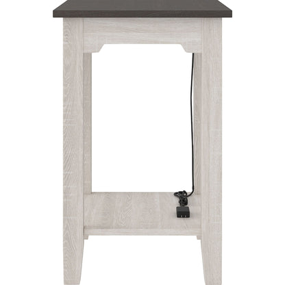 Dorrinson Chair Side End Table - Two-tone