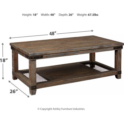 Bleeker Coffee Table - Brown