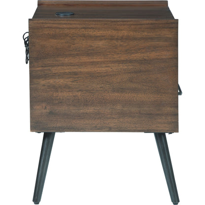Calmoni End Table - Brown