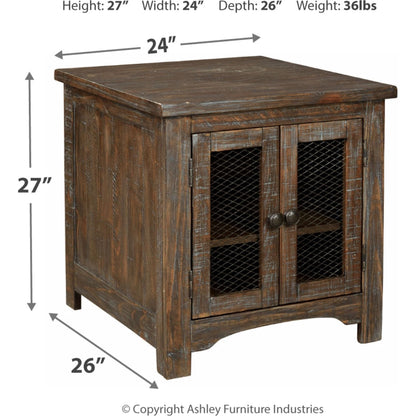 Bleeker End Table - Brown