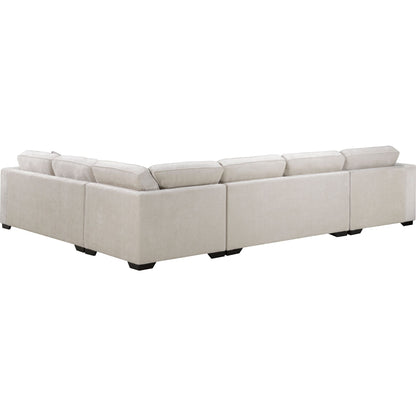 Amber 4 Piece Sectional - Cream