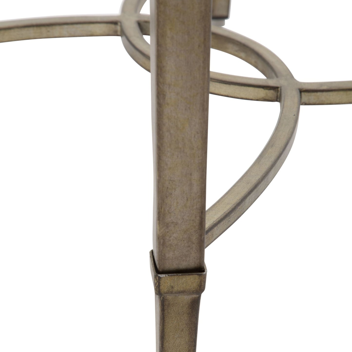 Copia End Table - Antique Silver