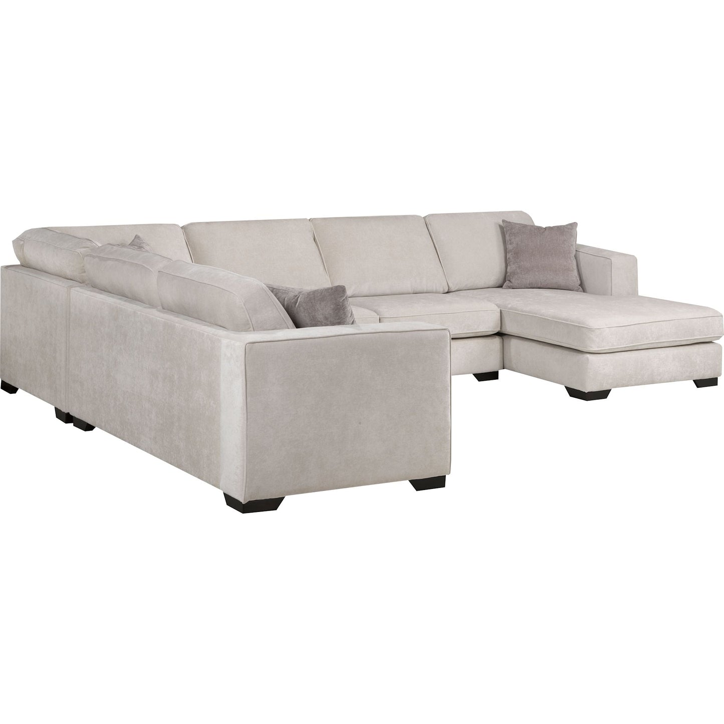 Amber 4 Piece Sectional - Cream
