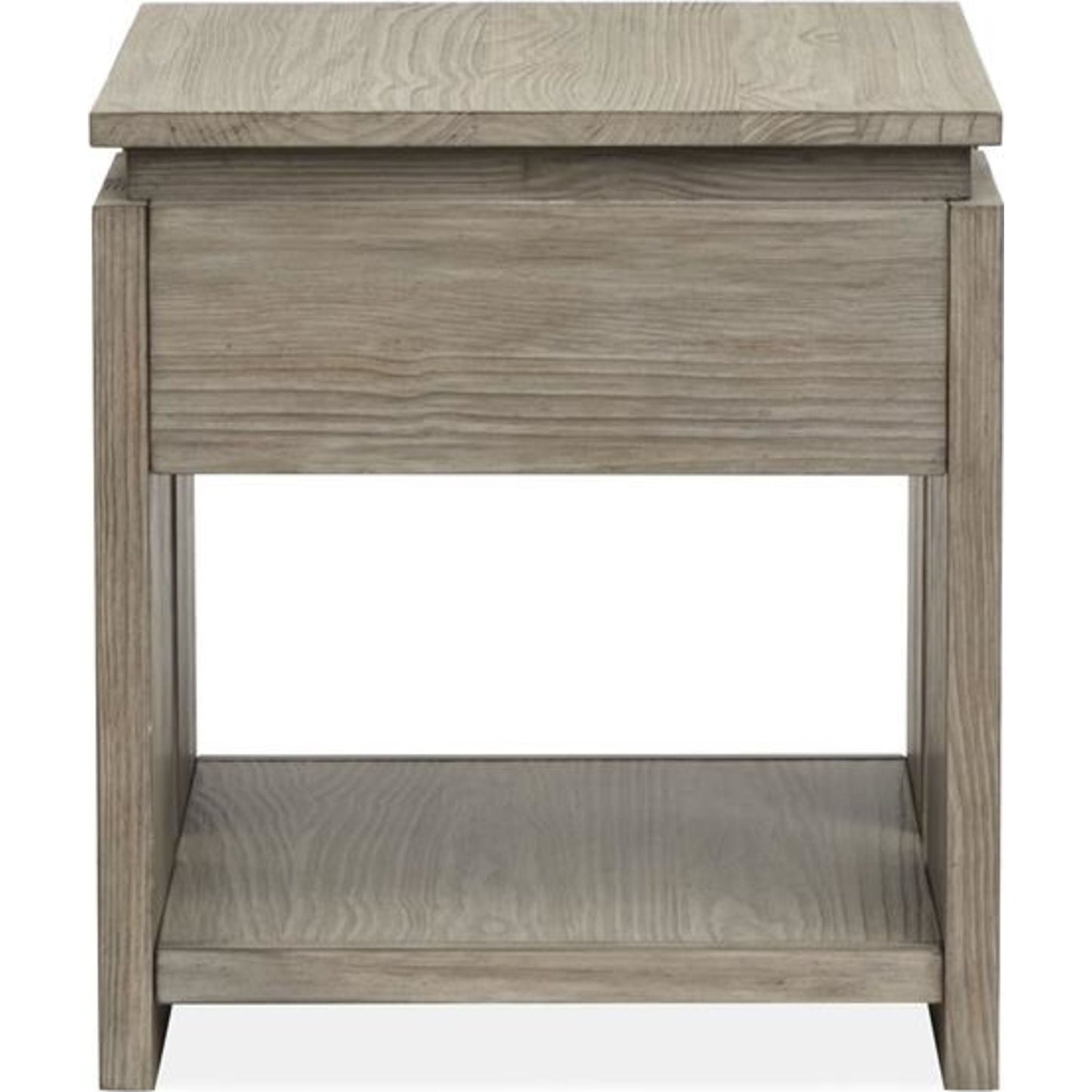 Conrad End Table - Stone Harbour Grey