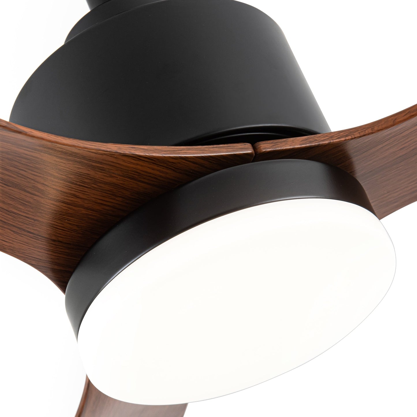 52 Inch LED Ceiling Fan with Lights Remote(3-Blade)