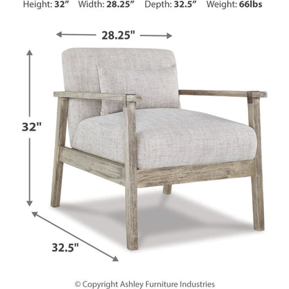 Dallenville Accent Chair - Platinum