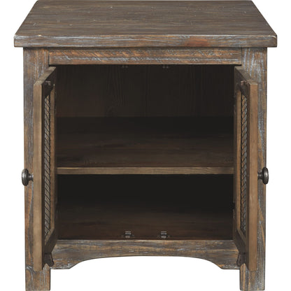 Bleeker End Table - Brown