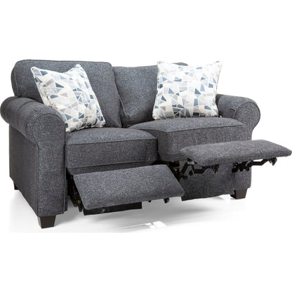 Cosmo Power Reclining Loveseat - Mondavi Graphite