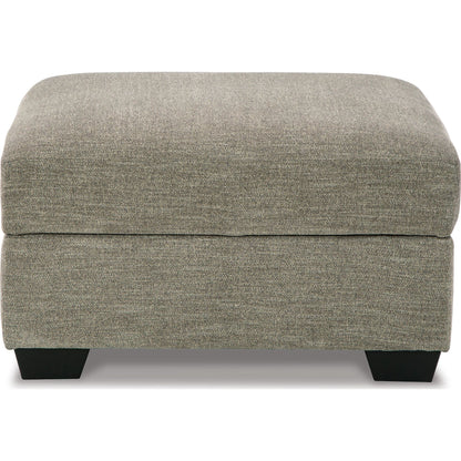 Creswell Storage Ottoman - Stone