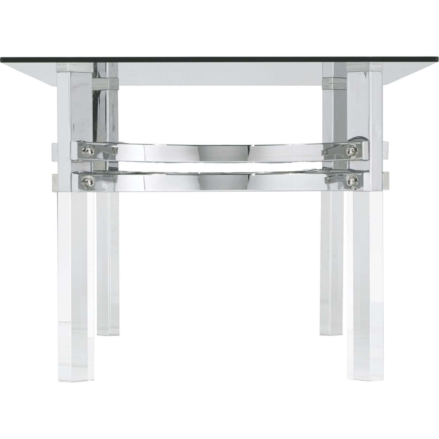 Braddoni Coffee Table - Chrome Finish