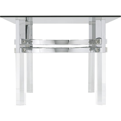 Braddoni Coffee Table - Chrome Finish