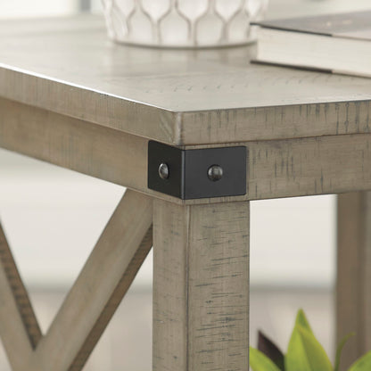 Aldwin End Table - Gray