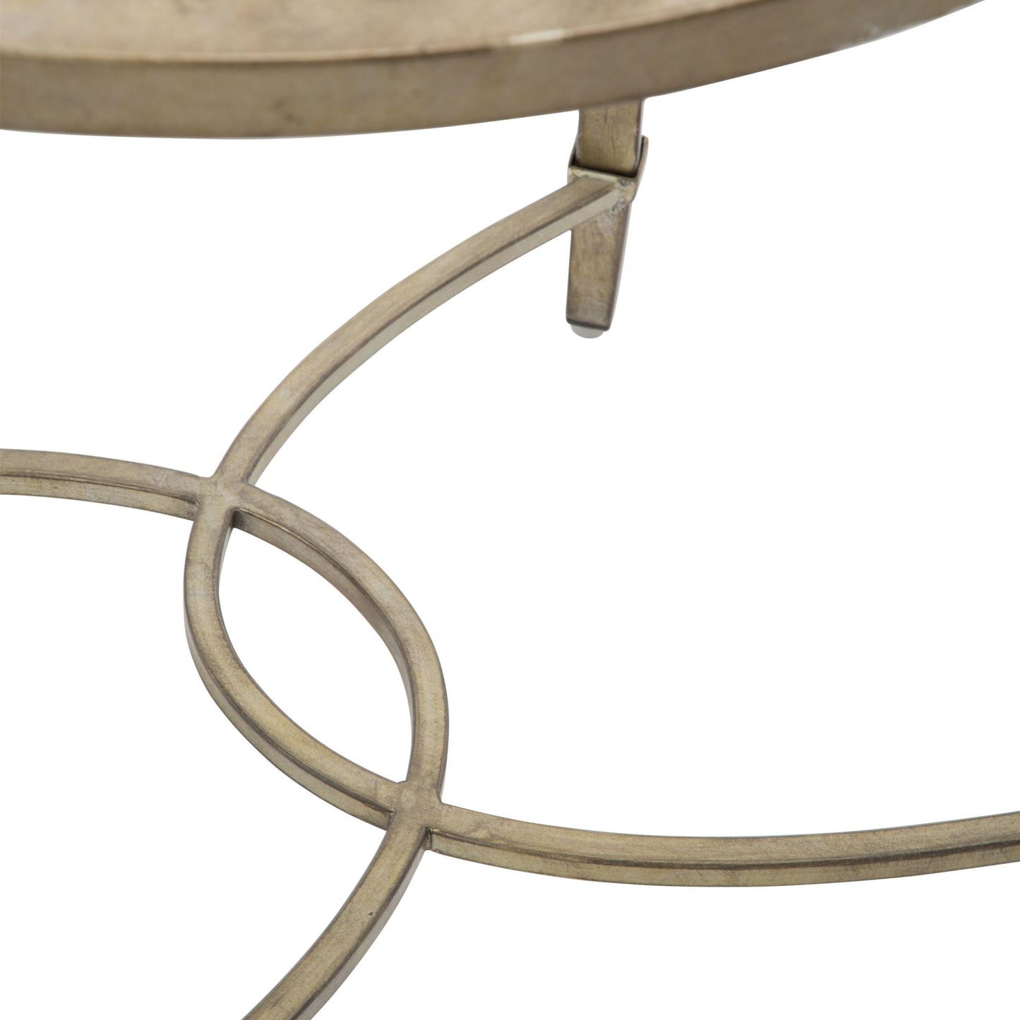 Copia End Table - Antique Silver