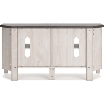 Dorrinson TV Stand - Two-tone