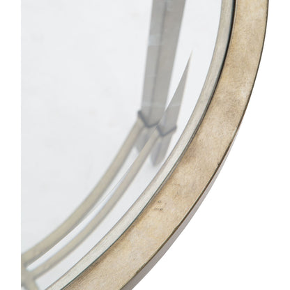 Copia End Table - Antique Silver