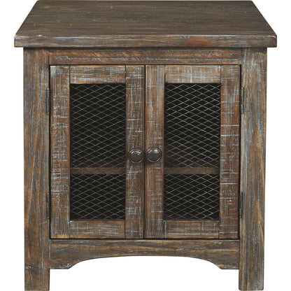 Bleeker End Table - Brown