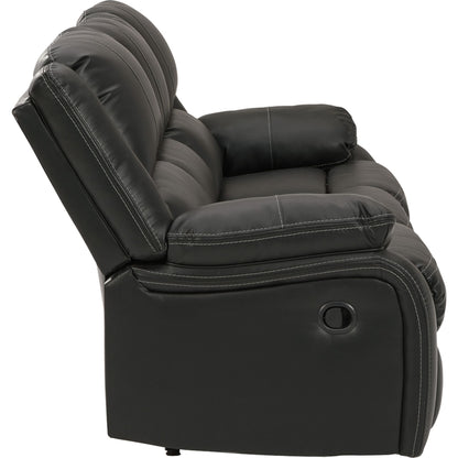 Calderwell Reclining Sofa - Black