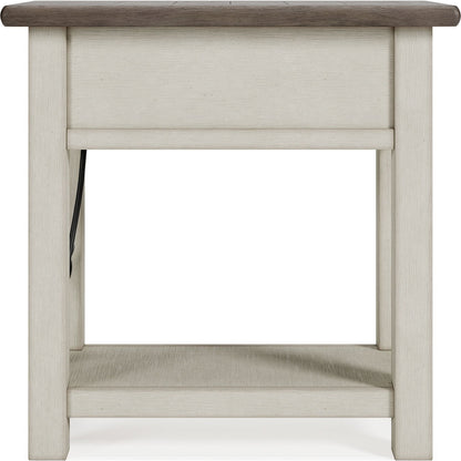 Bolanburg Chair Side End Table - Two-tone