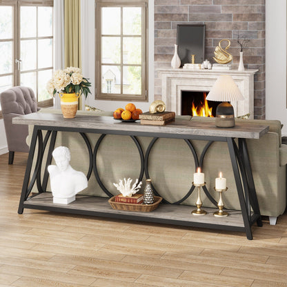 70.9 inch Extra Long Console Table Sofa Accent Table for Living Room