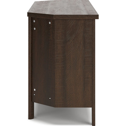 Camiburg TV Stand - Warm Brown