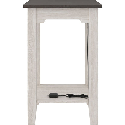 Dorrinson Chair Side End Table - Two-tone