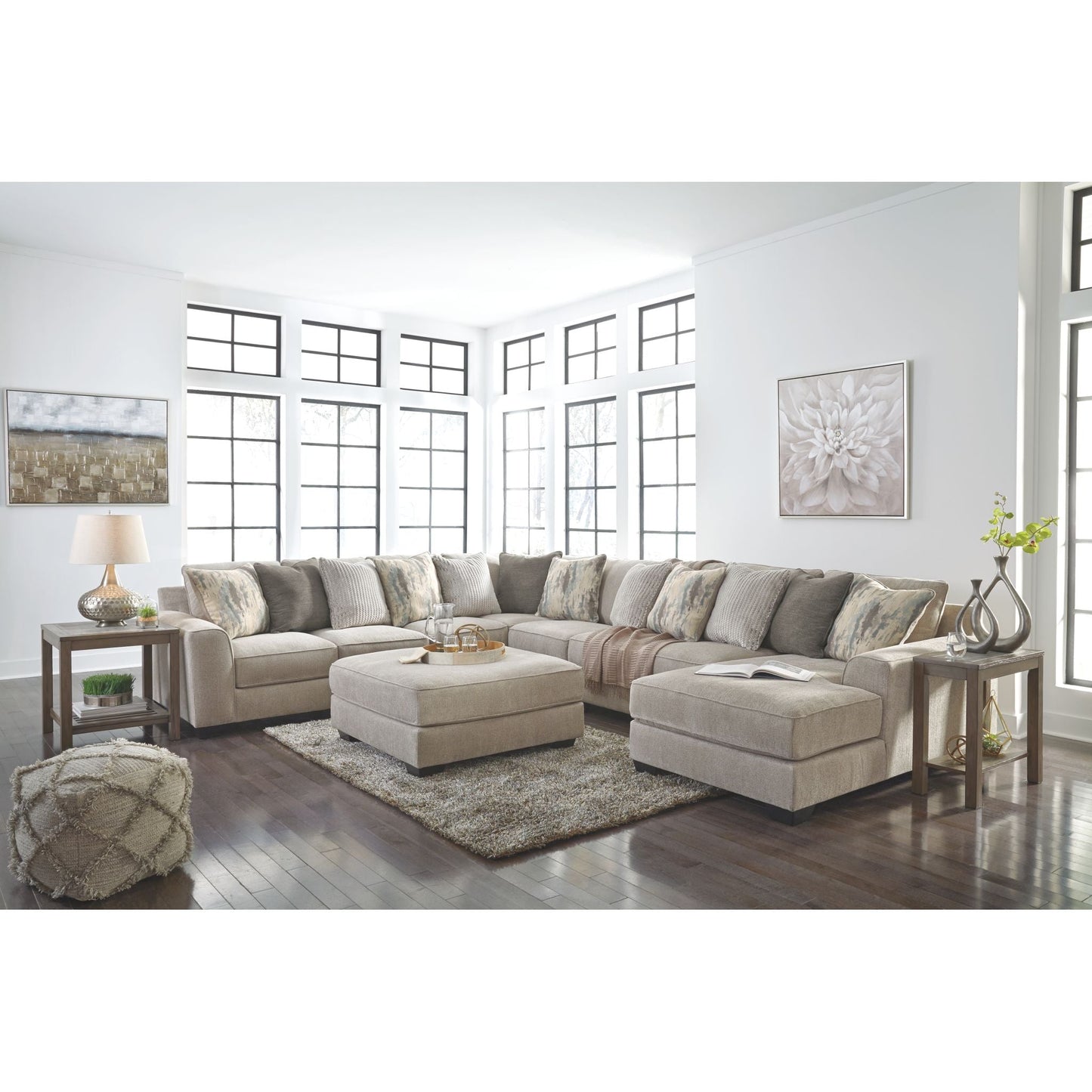 Ardsley 5 Piece Sectional with Chaise