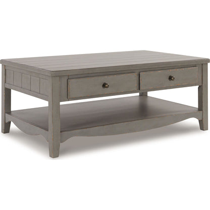 Charina Coffee Table - Antique Gray