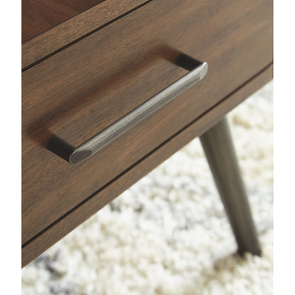 Calmoni End Table - Brown