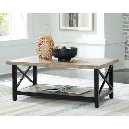 Bristenfort Coffee Table - Brown/Black